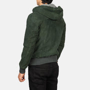 
Nintenzo Xhaketë Bomber Lëkure për Meshkuj – alternate product view 5
