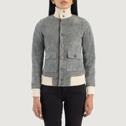 
Sasha A1 Xhaketë Bomber Lëkure për Femra – alternate product view 4