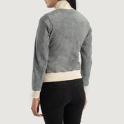 
Sasha A1 Xhaketë Bomber Lëkure për Femra – alternate product view 5