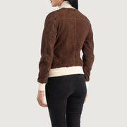 
Sasha A1 Xhaketë Bomber Lëkure për Femra – alternate product view 5