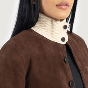 
Sasha A1 Xhaketë Bomber Lëkure për Femra – alternate product view 6