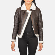 
Sherilyn B-3 E zezë Xhaketë Bomber Lëkure për Femra – alternate product view 1