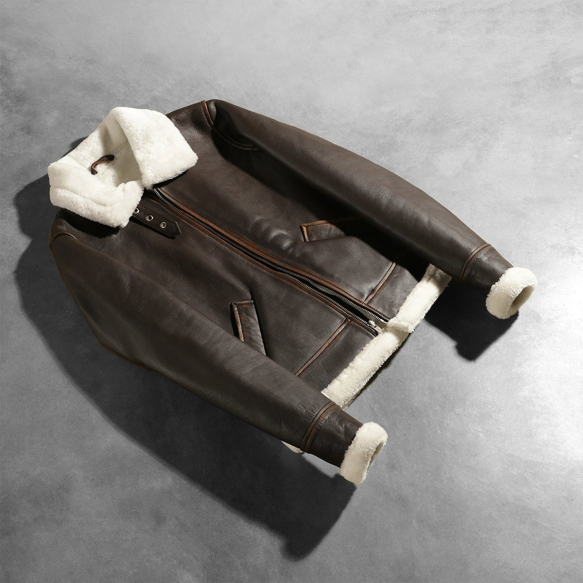 
Sherilyn B-3 E zezë Xhaketë Bomber Lëkure për Femra – alternate product view 7