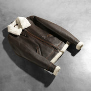 
Sherilyn B-3 E zezë Xhaketë Bomber Lëkure për Femra – alternate product view 7