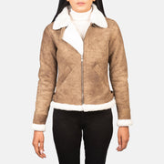
Sherilyn B-3 E zezë Xhaketë Bomber Lëkure për Femra – alternate product view 1