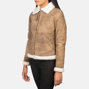 
Sherilyn B-3 E zezë Xhaketë Bomber Lëkure për Femra – alternate product view 2