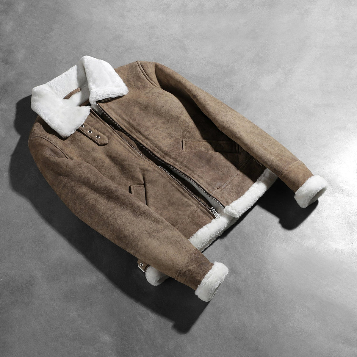 
Sherilyn B-3 E zezë Xhaketë Bomber Lëkure për Femra – alternate product view 7