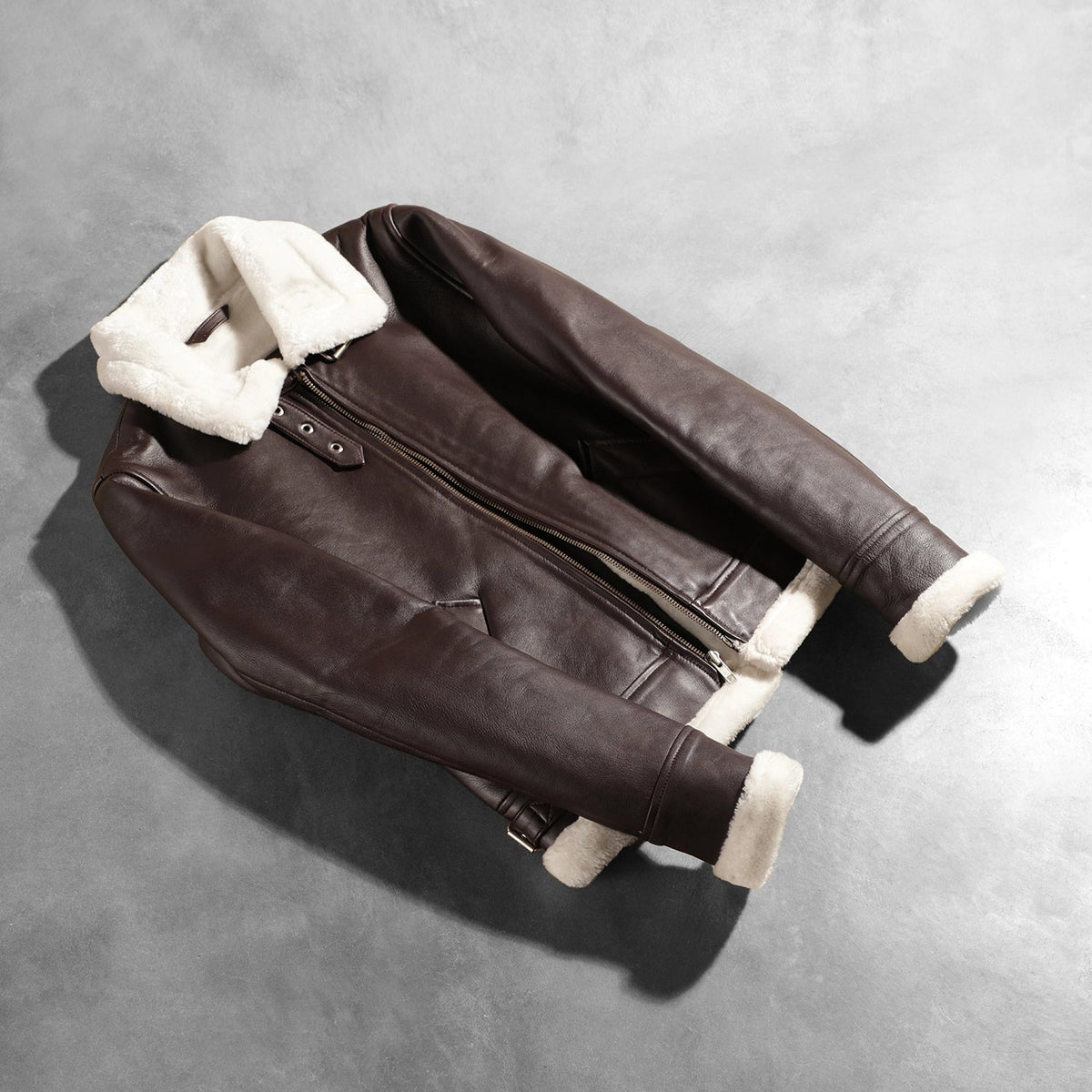 
Sherilyn B-3 E zezë Xhaketë Bomber Lëkure për Femra – alternate product view 7