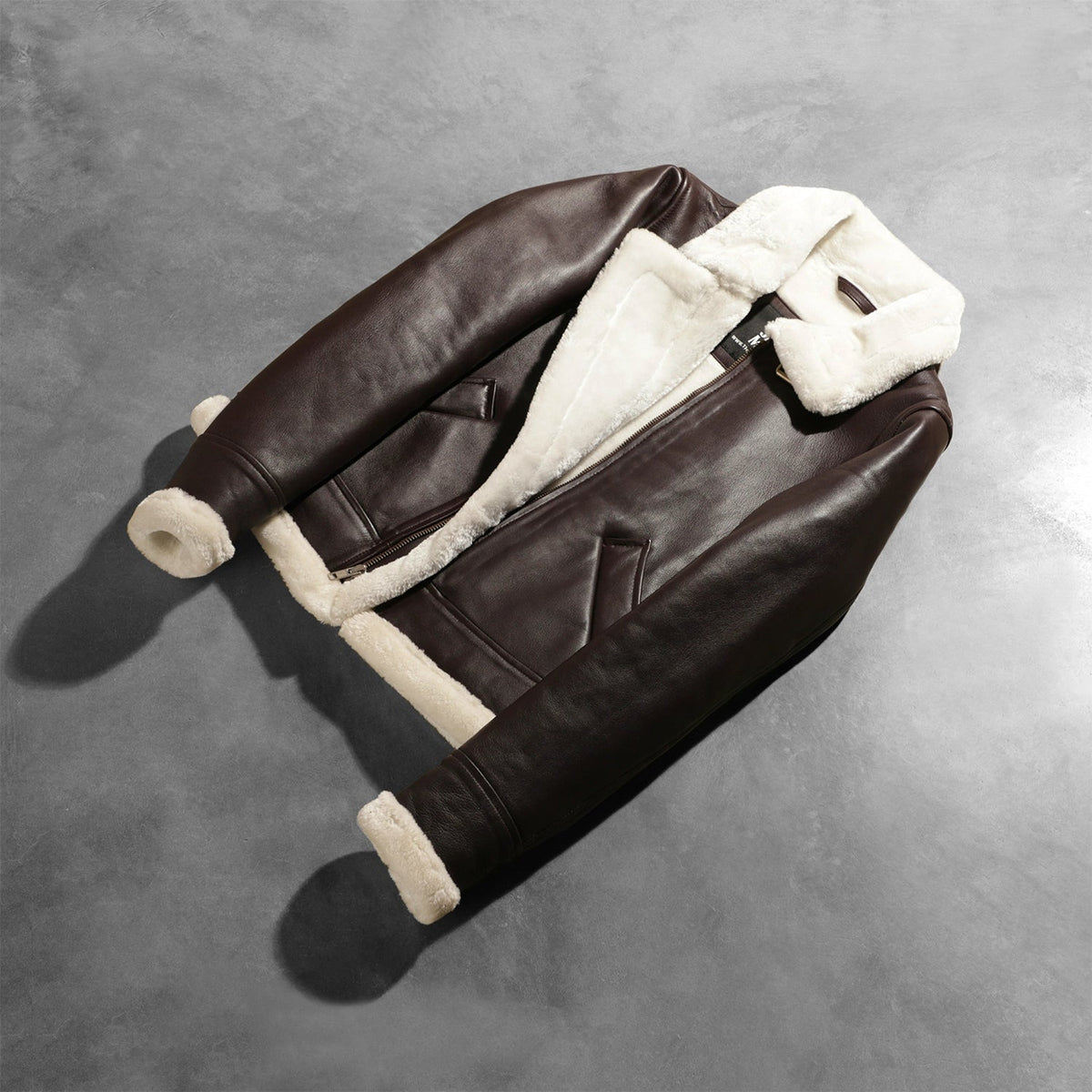 
Sherilyn B-3 E zezë Xhaketë Bomber Lëkure për Femra – alternate product view 8