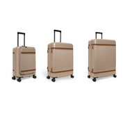 
Hand Luggage Suitcase Front Pocket Zuna në lëkurë klasike 100% të vërtetë flor integral - Pamje ballore dhe siluetë e përshtatur | Bli online
