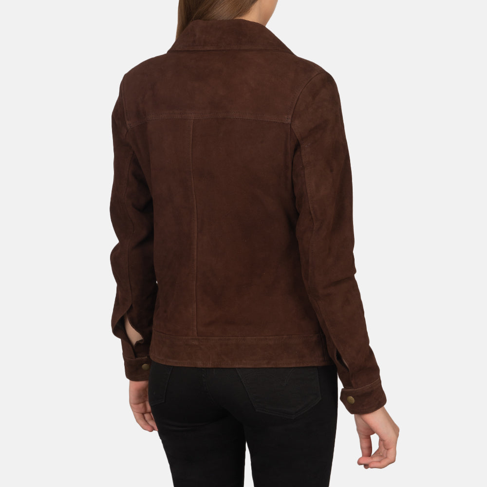 
Suzy Trucker Kafe Xhaketë Lëkure për Femra – alternate product view 5