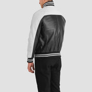 
Terrance E zezë Varsity Xhaketë Lëkure për Meshkuj – alternate product view 5