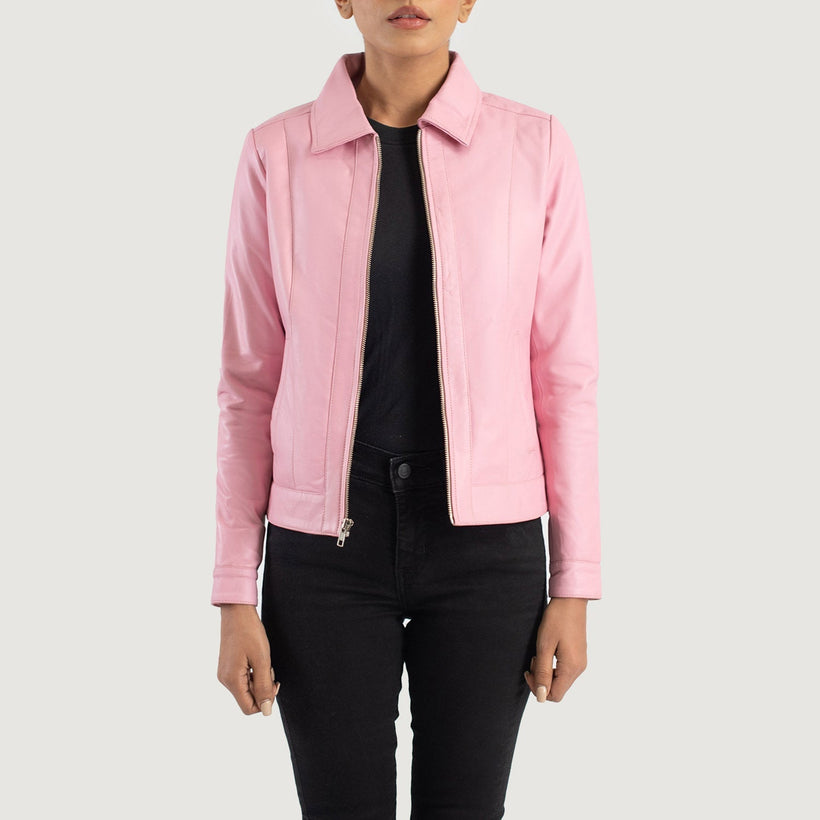 Vixen Classic Collar Xhaketë lëkure për femra