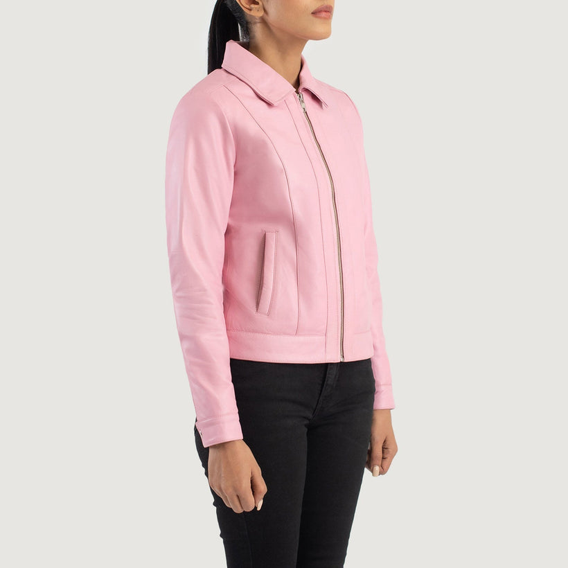 Vixen Classic Collar Xhaketë lëkure për femra
