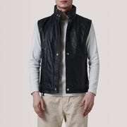 
Zane Grey Suede Vest For Men in Grey Goatskin Suede - Pamje ballore dhe siluetë e përshtatur | Bli online