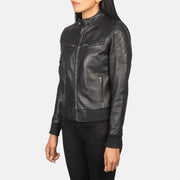 
Zenna Xhaketë Bomber Lëkure për Femra – alternate product view 2