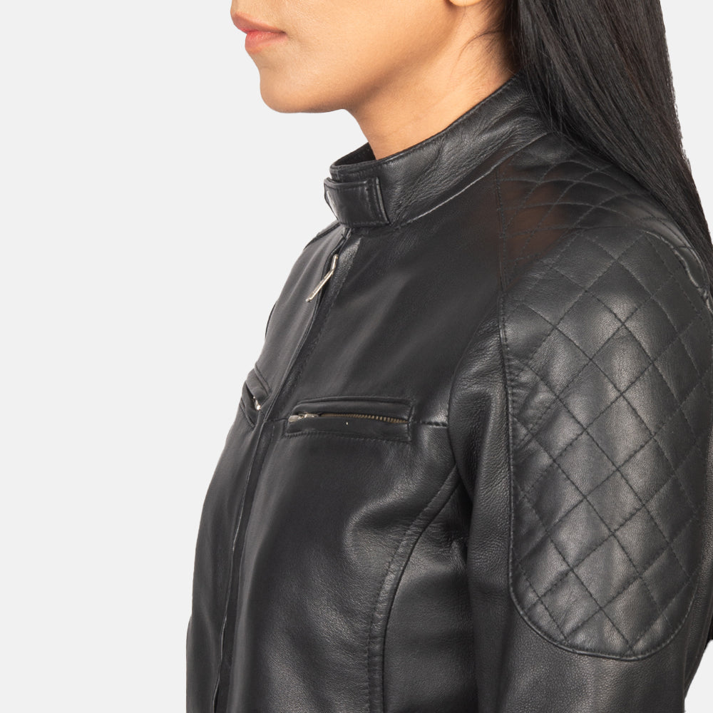 
Zenna Xhaketë Bomber Lëkure për Femra – alternate product view 6